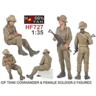   Hobby Fan IDF Tank Commander &Female soldier-2 Fig 1:35 (HF727)