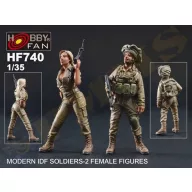 Hobby Fan Modern IDF Soldiers-2 Female Figures 1:35 (HF740)
