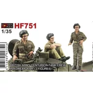   Hobby Fan BRITISH ARMY CENTRURION TANK CREW IN KOREAN WAR-2 FIGURES 1:35 (HF751)