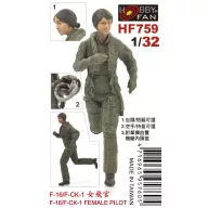 Hobby Fan F-16/F-CK-1 FEMALE PILOT-1 Figure 1:32 (HF759)