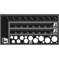 Brengun try square, rule and circle template (HQT006)