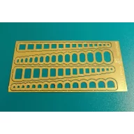 Brengun scribing templates rectangles,ovals, ETC (HQT008)