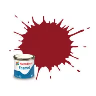 Humbrol Enamel Paint 020 Dark Red, Glossy 14 ml (AA0223)