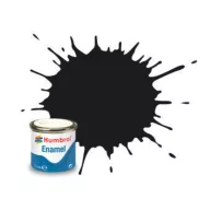 Humbrol Enamel Paint 033 Black, Matt 14 ml (AA0360)