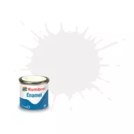 Humbrol Enamel Paint 130 Satin White 14 ml (AA1434)
