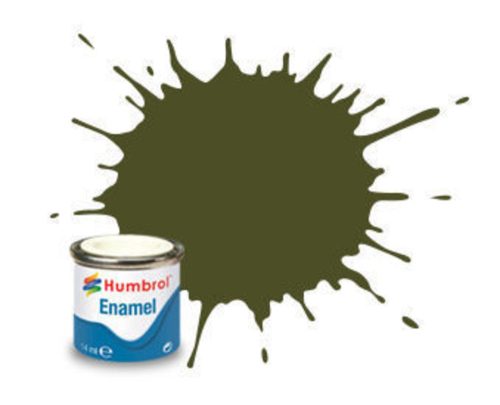 Humbrol Enamel Paint 155 Olive Grey, Matt 14 ml (AA1688)
