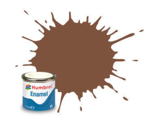 Humbrol Enamel Paint 186 Brown 14 ml (AA6224)