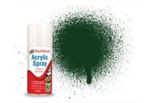 Humbrol Acrylic Spray 150 ml No 3 Brunswick Green ''513'' of the 2nd Platoon (AD6003)