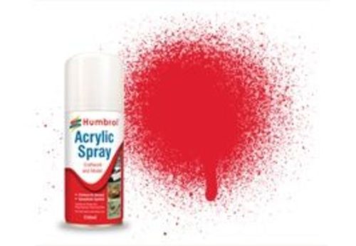 Humbrol Acrylic Spray 150 ml No 19 Red (AD6019)