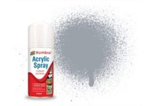 Humbrol Acrylic Spray 150 ml No 165 Medium Sea Grey Satin (AD6165)