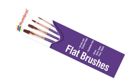 Humbrol Brush Set Flat  3,5,7,10 (AG4305)