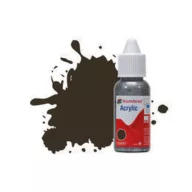   Humbrol Acrylic Paint No 10 Service Brown - Gloss, Dropper Bottle 14 ml (DB0010)