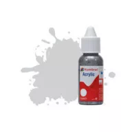   Humbrol Acrylic Paint No 11 Silver - Metallic, Dropper Bottle 14 ml (DB0011)