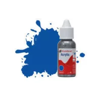   Humbrol Acrylic Paint No 14 French Blue - Gloss, Dropper Bottle 14 ml (DB0014)