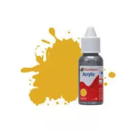   Humbrol Acrylic Paint No 16 Gold - Metallic, Dropper Bottle 14 ml (DB0016)