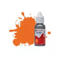   Humbrol Acrylic Paint No 18 Orange - Gloss, Dropper Bottle 14 ml (DB0018)