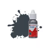   Humbrol Acrylic Paint No 32 Dark Grey - Matt, Dropper Bottle 14 ml (DB0032)