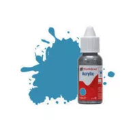   Humbrol Acrylic Paint N0 48 Mediterranean Blue Gloss, Dropper Bottle 14 ml (DB0048)