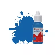   Humbrol Acrylic Paint No 52 Baltic Blue - Metallic, Dropper Bottle 14 ml (DB0052)