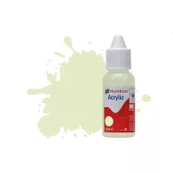   Humbrol Acrylic Paint No.90 Beige Green, Dropper Bottle 14 ml (aka Sky) Matt, Dropper Bottle 14 ml (DB0090)