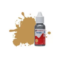   Humbrol Acrylic Paint No 93 Desert Yellow, Dropper Bottle 14 ml (DB0093)