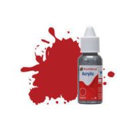   Humbrol Acrylic Paint No 153 Insignia Red Matt, Dropper Bottle 14 ml (DB0153)