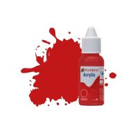   Humbrol Acrylic Paint No 220 Italian Red Gloss, Dropper Bottle 14 ml (DB0220)