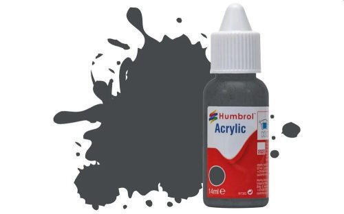 Humbrol Acrylic Paint No.243 RLM 72 Grun Matt, Dropper Bottle 14 ml (DB0243)