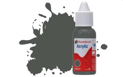 Humbrol Acrylic Paint No.244 RLM 73 Grun Matt, Dropper Bottle 14 ml (DB0244)