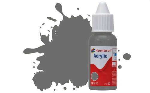 Humbrol Acrylic Paint No.246 RLM 75 Grauviolett Matt, Dropper Bottle 14 ml (DB0246)