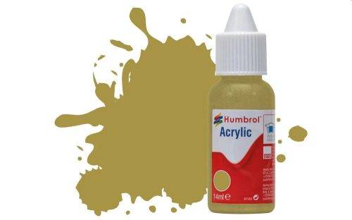 Humbrol Acrylic Paint No.249 RLM 79 Sandgelb Matt, Dropper Bottle 14 ml (DB0249)