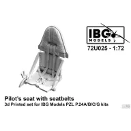 IBG 72U025 Pilot's seats with belts PZL P24A/B/C/G 1:72