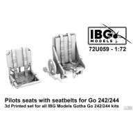 IBG 72U059 Pilots seats for Gotha 242/244 1:72
