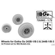 IBG 72U063 Wheels for Gotha 242B-1/B-3,244B-1,3 1:72