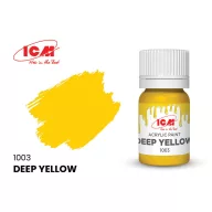 ICM BASIC COLORS Deep Yellow bottle 12 ml  (1003)