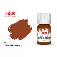 ICM BASIC COLORS Deep Brown bottle 12 ml  (1008)