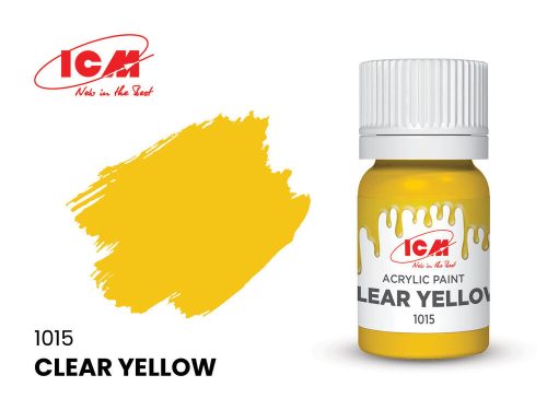 ICM CLEAR COLORS Clear Yellow bottle 12 ml  (1015)