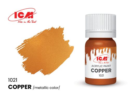 ICM METALLIC COLORS Copper bottle 12 ml  (1021)
