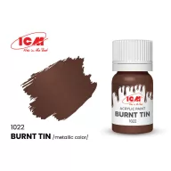 ICM METALLIC COLORS Burnt Tin bottle 12 ml  (1022)