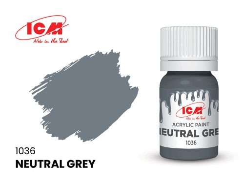 ICM GREY Neutral Grey bottle 12 ml  (1036)
