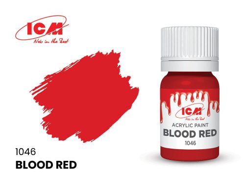 ICM RED Blood Red bottle 12 ml  (1046)