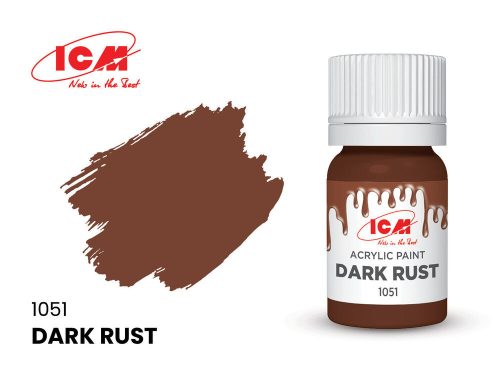 ICM BROWN Dark Rust bottle 12 ml  (1051)