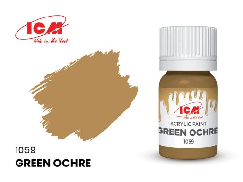 ICM BROWN Green Ochre bottle 12 ml  (1059)