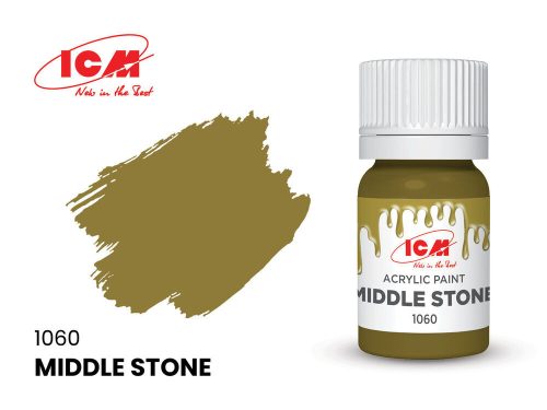 ICM BROWN Middle Stone bottle 12 ml  (1060)