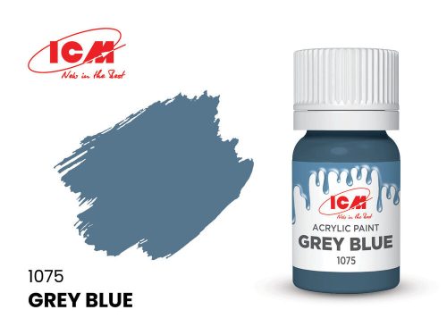 ICM BLUE Grey Blue bottle 12 ml  (1075)