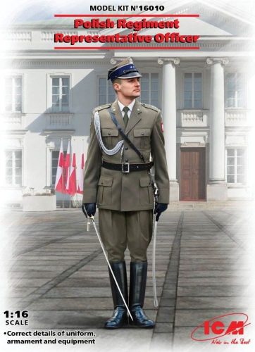 ICM Polish Regiment Representative Officer 1:16 (16010)