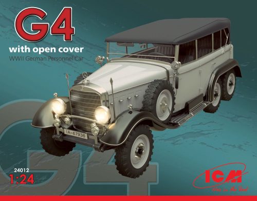 ICM Typ G4 Soft Top WWII German Personnel Car 1:24 (24012)