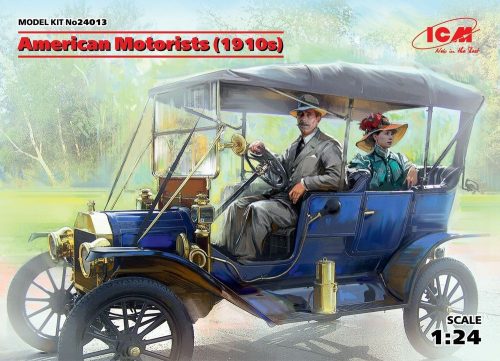 ICM American Motorists (1910s)(1male,1female figures) 1:24 (24013)