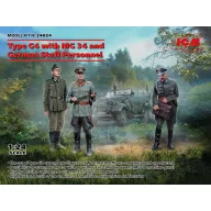   ICM Type G4 with MG 34 and German Staff Personnel 1:24 (24024)