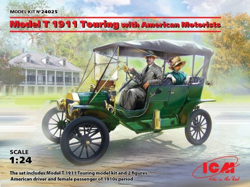 ICM Model T 1911 Touring with American Motorists 1:24 (24025)